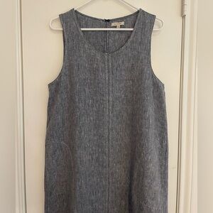 Max Studio 100% Linen Dress Size Large